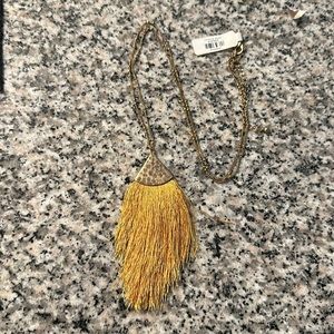 Long statement necklace